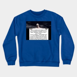 Facebook Privacy Statement Crewneck Sweatshirt